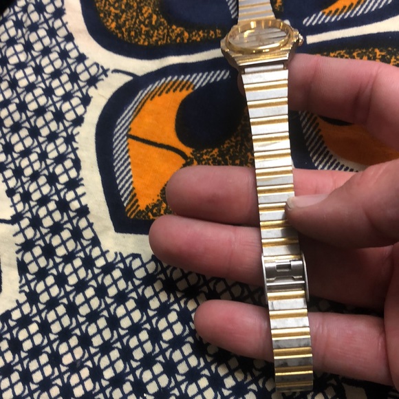 c.1980s Geneva Quartz Ladies Watch Two Tone Gold Silver main image 6